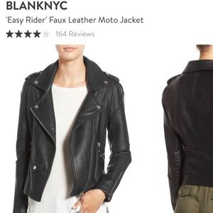 Faux leather jacket